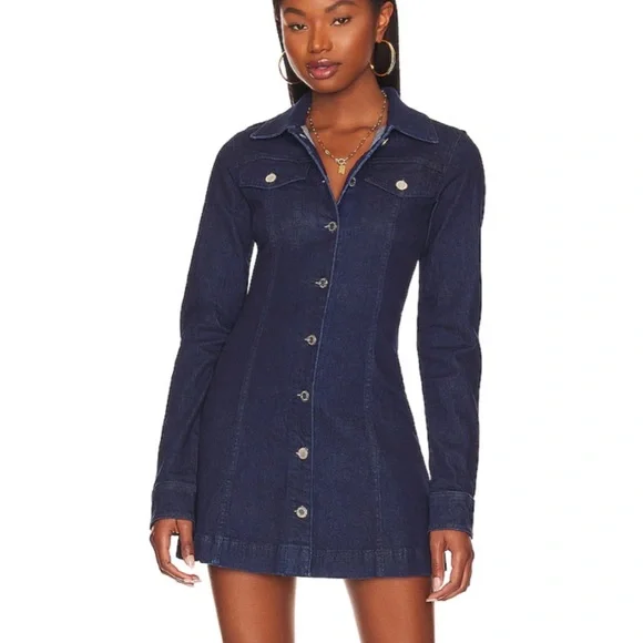 WeWoreWhat | Dresses | Weworewhat Denim Mini Dress Brand New With Tags |  Poshmark